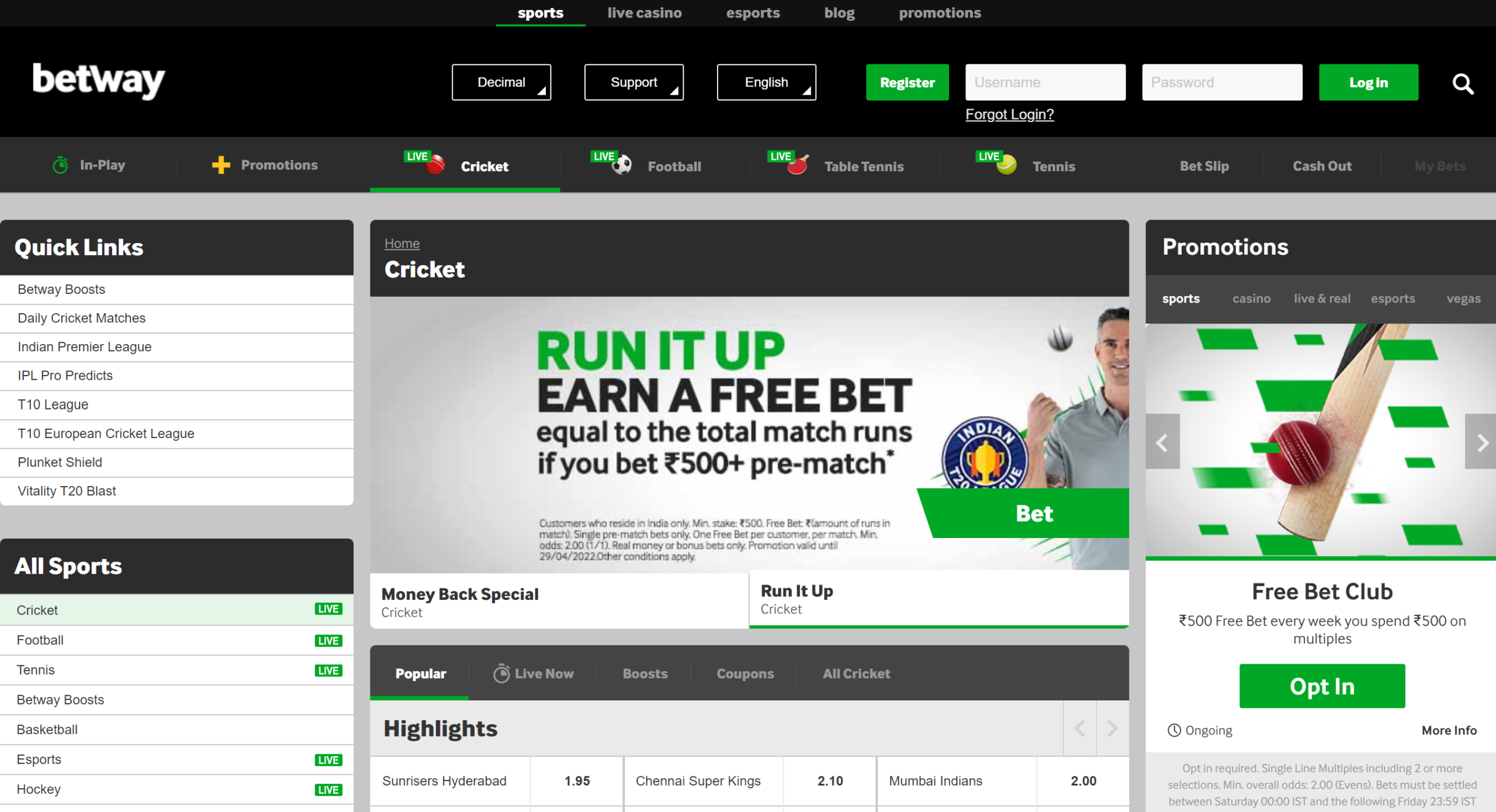 Betway Casino