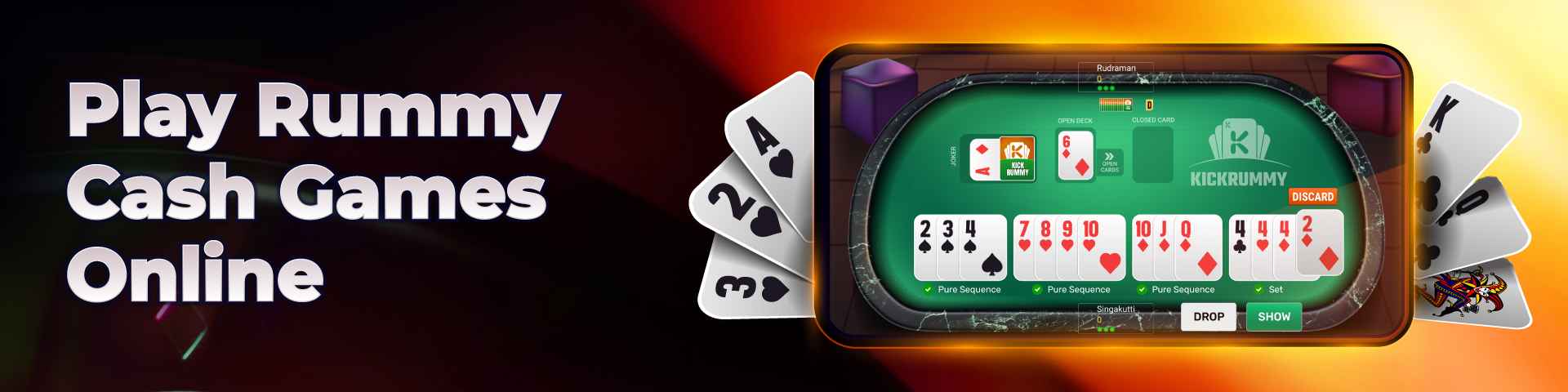 Play Rummy Online, Win Real Money