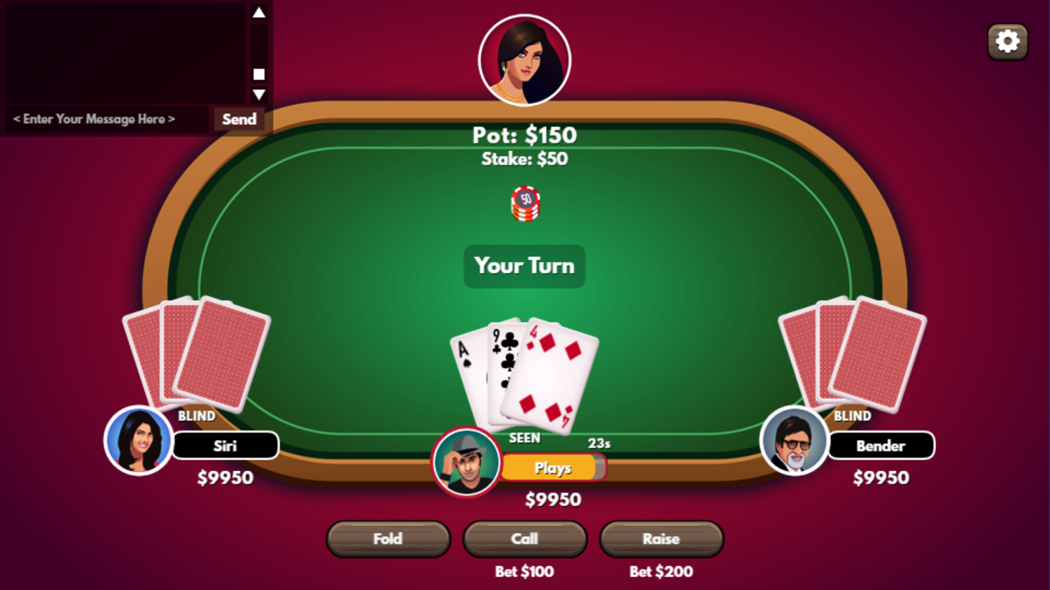 Play Teen Patti Online, Win Real Money